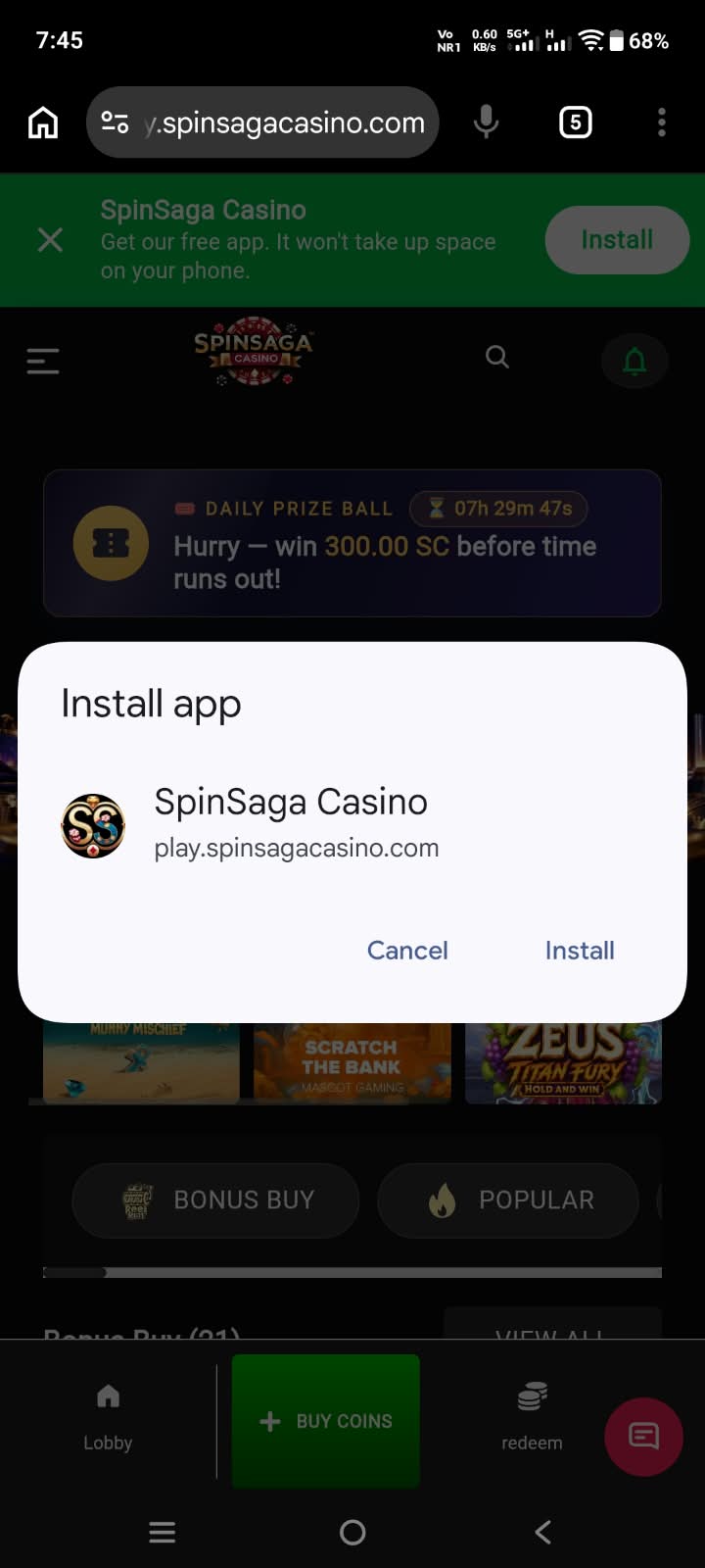 Android install step 2